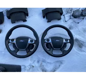 Руль кожа с круизом и мультимедиа Ford Focus mk3 11-15 дорест Руль кожа с круизом и мультимедиа Ford Focus mk3 11-15 дорест